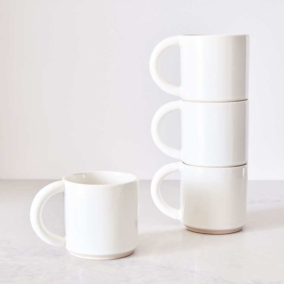 StraightSided Stoneware Mugs West Elm UK